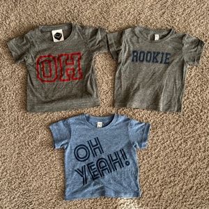 Groupie Kids Lot of 3 T-Shirts, SIZE 12-18mos